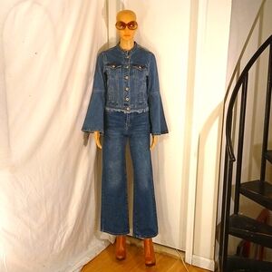 🔥 NWOT Umgee Flaired Sleeve Jean Jacket